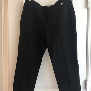 (SOLD) Anne Klein Black Seamed Dress Leggings